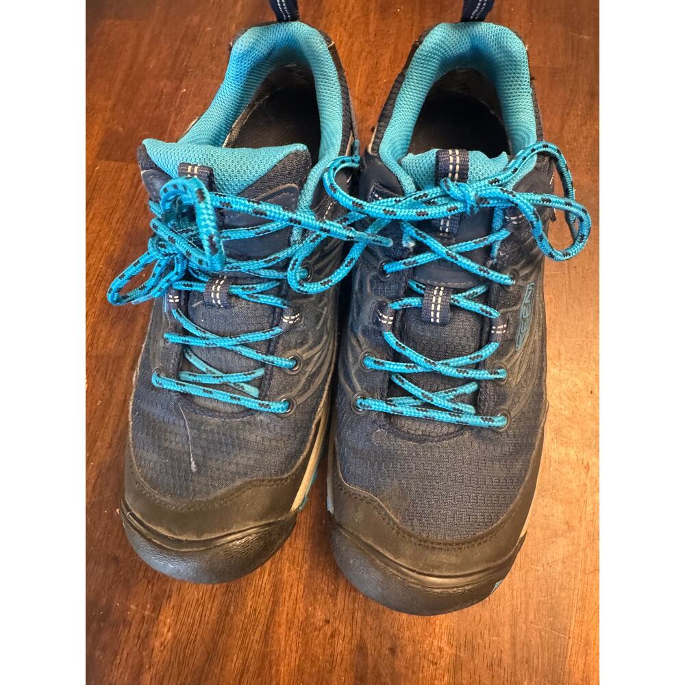 Keen marshall WP hiking shoes books grey blue women's 7.5